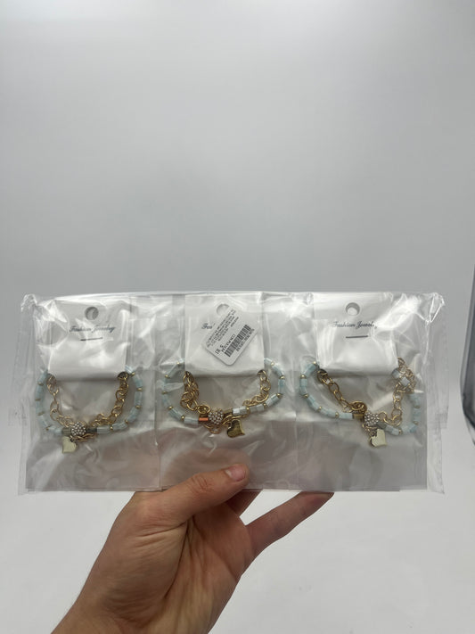 Pulsera c/Piedras y Cuentas - Paquete de 12 piezas $14.08 c/u