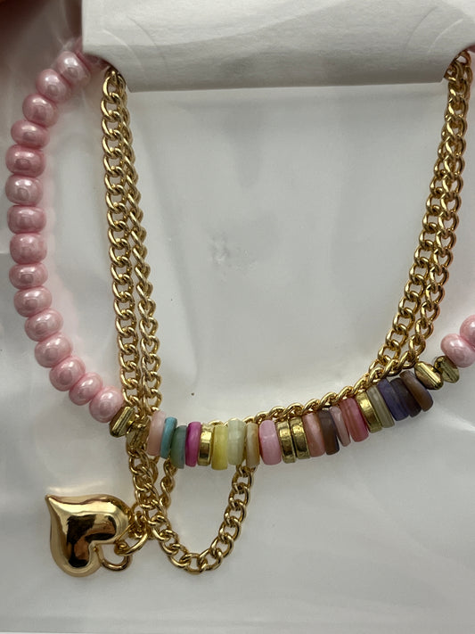 Pulsera c/Piedras y Cuentas - Paquete de 12 piezas $14.08 c/u