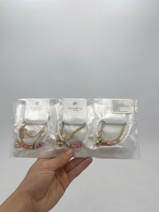Pulsera c/Piedras y Cuentas - Paquete de 12 piezas $14.08 c/u