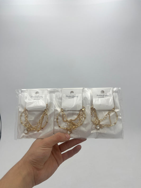 Pulsera c/Piedras y Cuentas - Paquete de 12 piezas $14.08 c/u