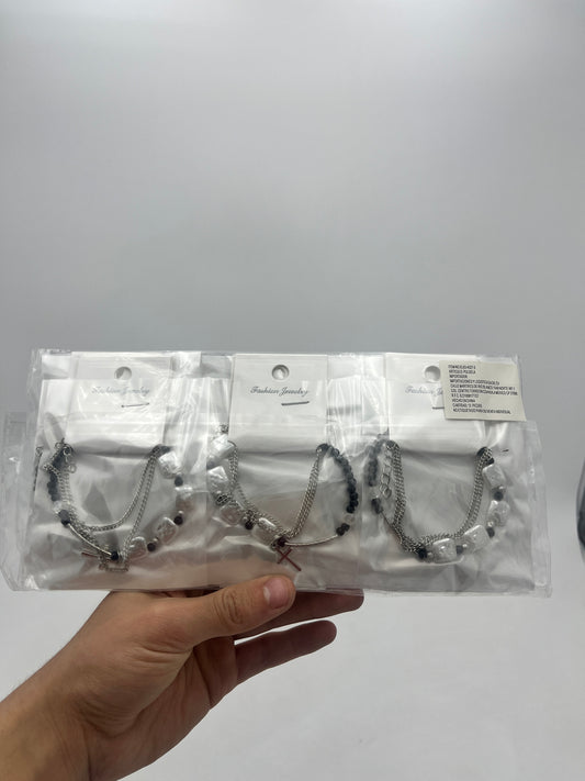 Pulsera c/Piedras y Cuentas - Paquete de 12 piezas $14.08 c/u