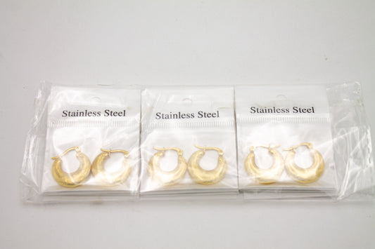 Arete de Acero Inoxidable Curva Abstracta - Paquete de 12 piezas $16.33 c/u
