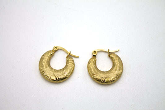 Arete de Acero Inoxidable Curva Abstracta - Paquete de 12 piezas $16.33 c/u