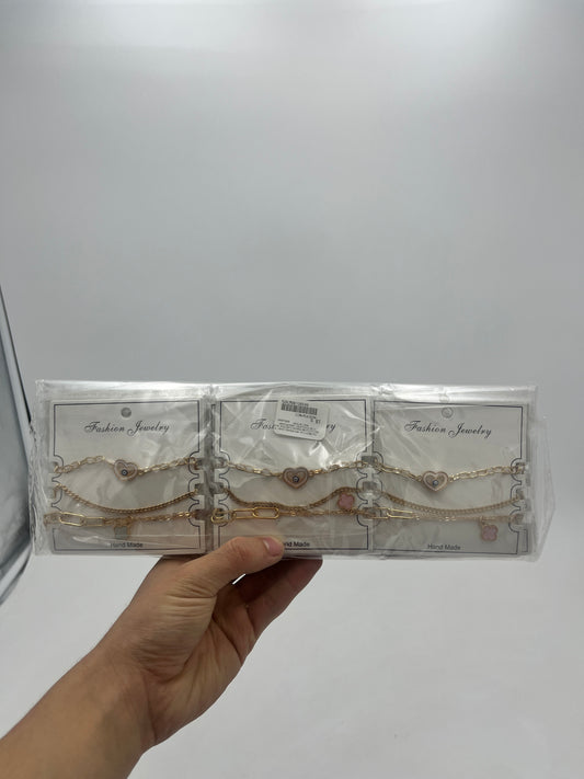 Pulsera c/Piedras y Cuentas - Paquete de 12 piezas $14.08 c/u