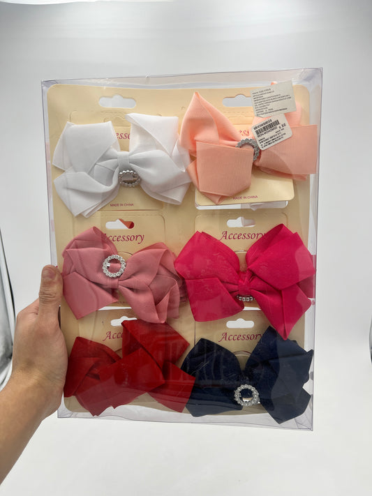 Moño Mediano Colores - Paquete de 12 piezas 7.42 c/u